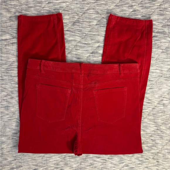 Nic+Zoe Velvet Straight Ankle Pants Sz 33 NWT | Women Velvet Straight Leg Pants- - Picture 2 of 10